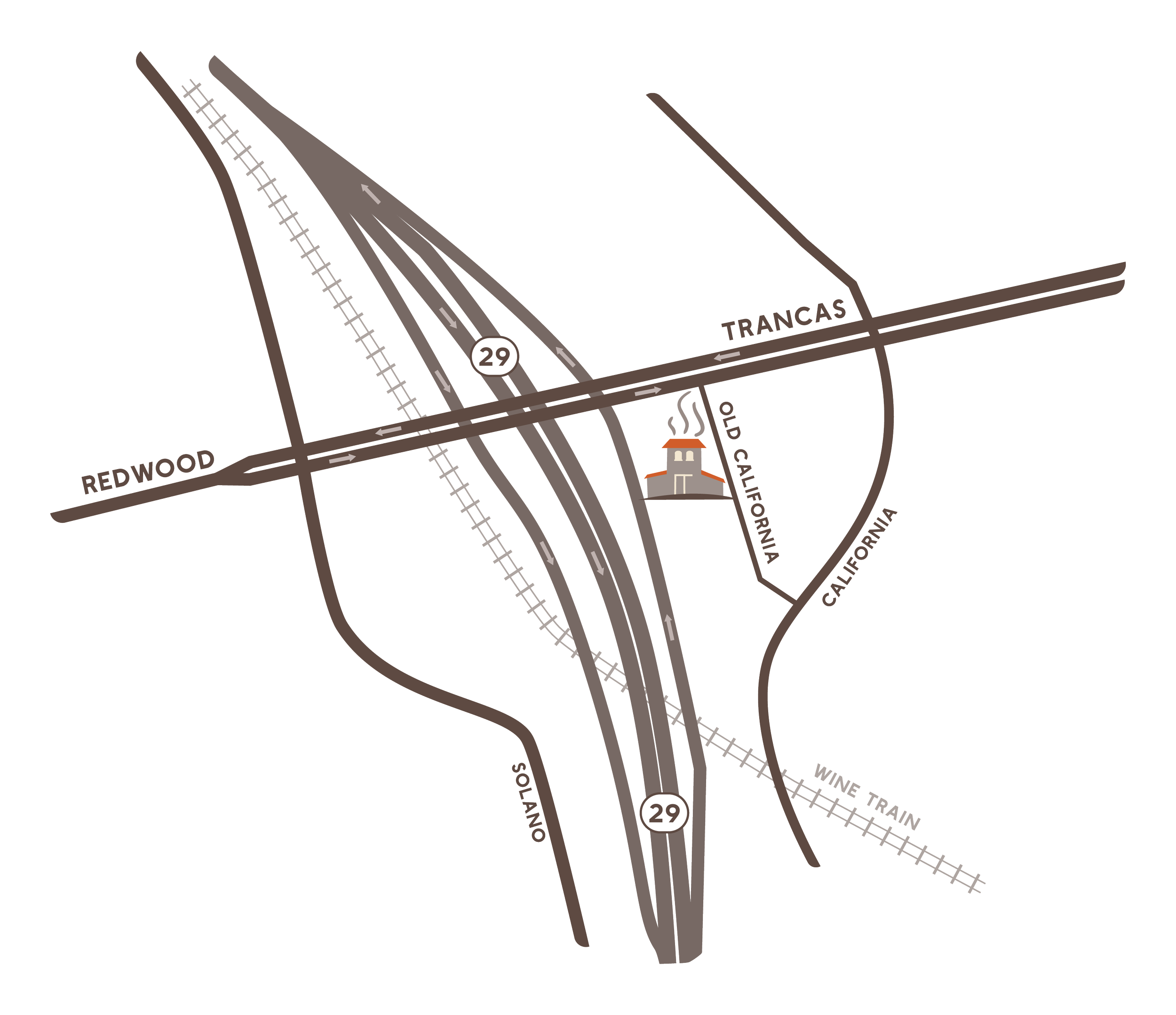 Map showing the location of Foodshed